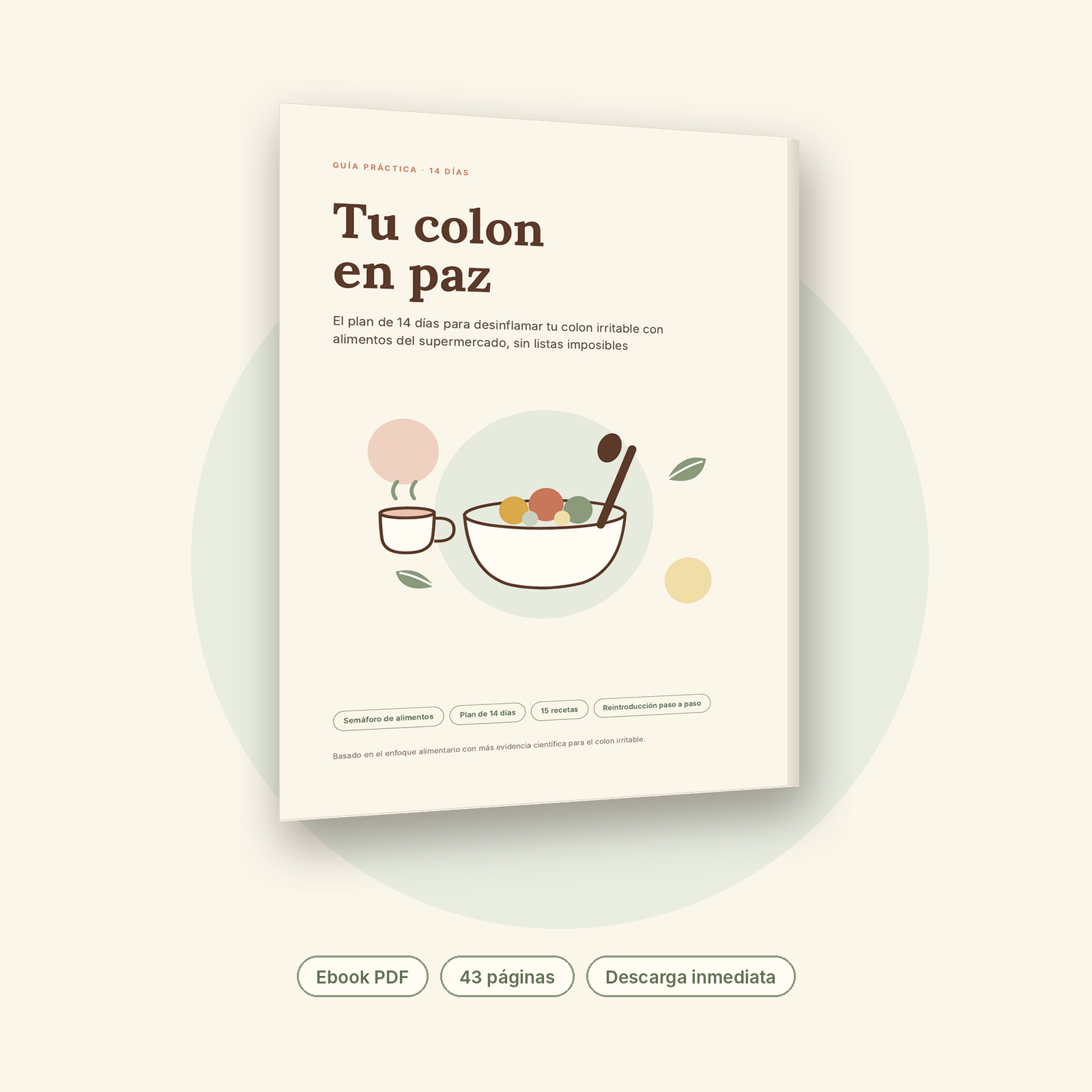 Ebook Tu colon en paz: el plan de 14 días para el colon irritable